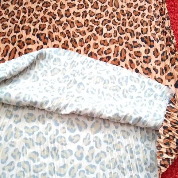 Zara animal print flowy maxi dress NWT - Picture 4 of 8